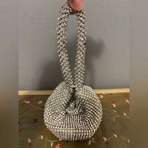 CACHE Sparkle Mesh Mini Clutch